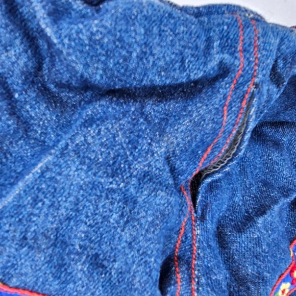 Vintage Build A Bear Jean Shorts Flower Edge - Picture 3 of 5